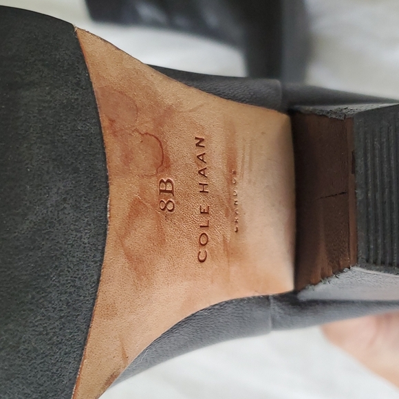 Cole Haan black leather booties - Picture 7 of 7